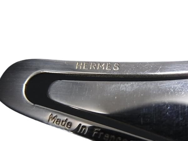 HERMES エルメス ルーペ ブックマーカー シュバル - シルバー メタル ユニセックス ホース 馬 しおり 文房具 美品