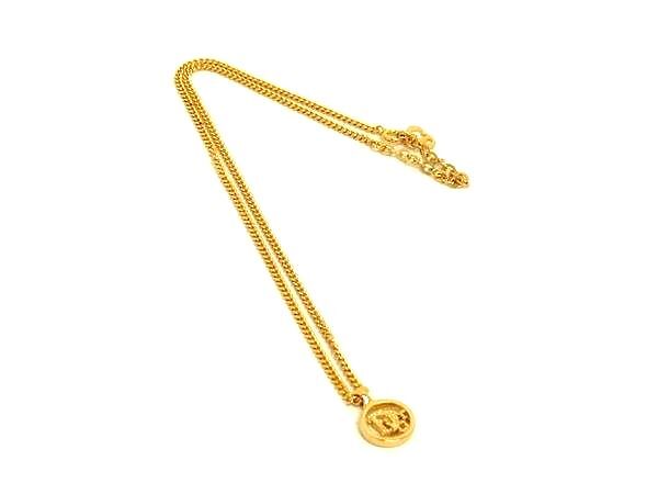 ChristianDior クリスチャンディオール ネックレス サークルロゴ - ゴールド メタル レディース 新品未使用展示品