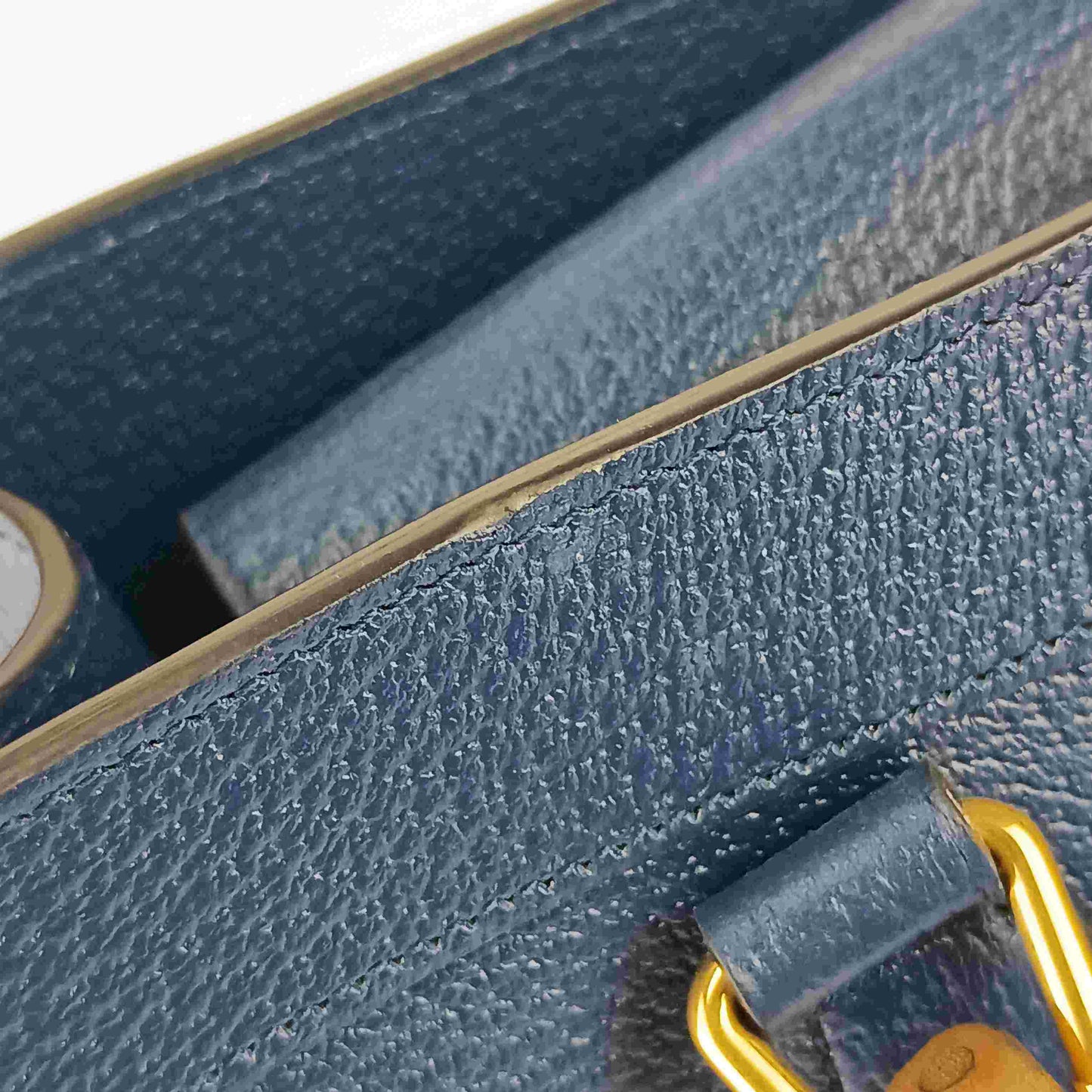 GUCCI グッチ トートバッグ ダイアナ ミディアム 678842 U3ZDT ロイヤルブルー レザー レディース 2WAY ショルダーバッグ ゴールド金具 超美品