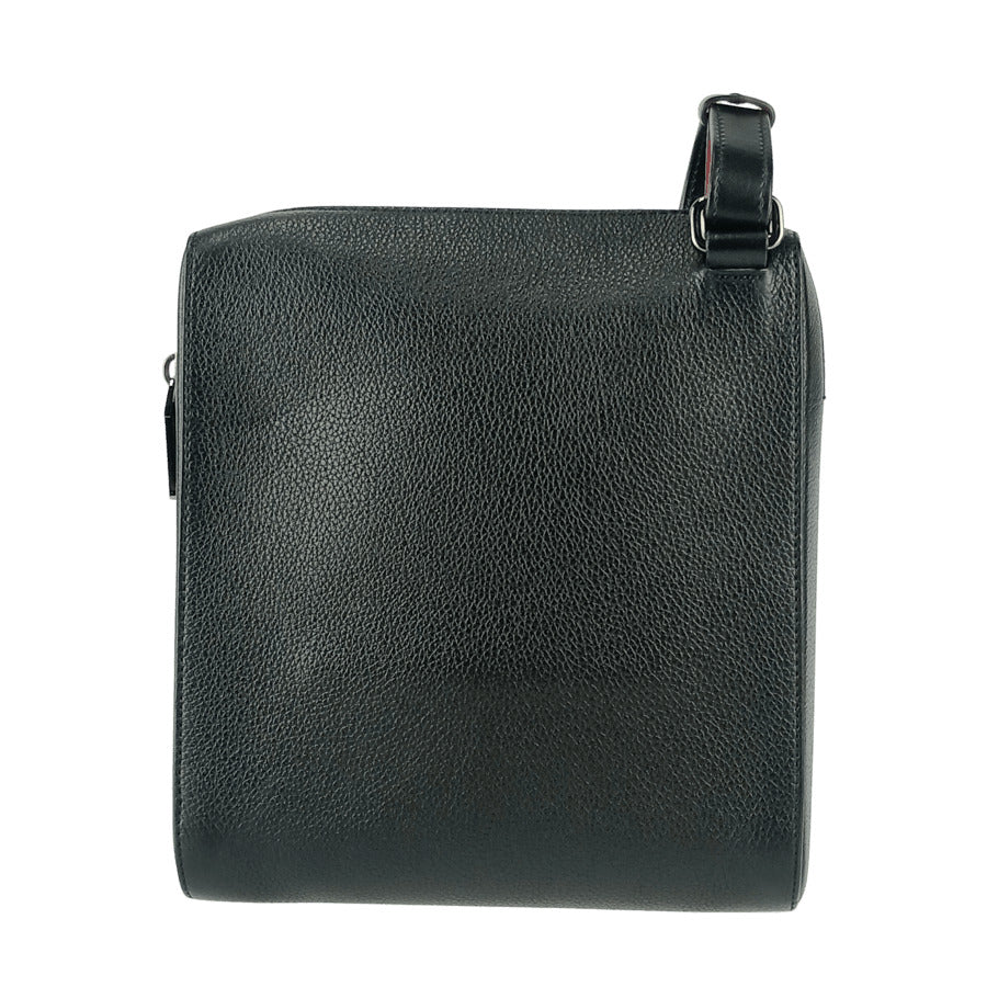 CHRISTIAN LOUBOUTIN クリスチャン ルブタン ショルダーバッグ ベンチレポーター ミディアム 3195034 ブラック カーフレザー メンズ スパイクスタッズ 美品