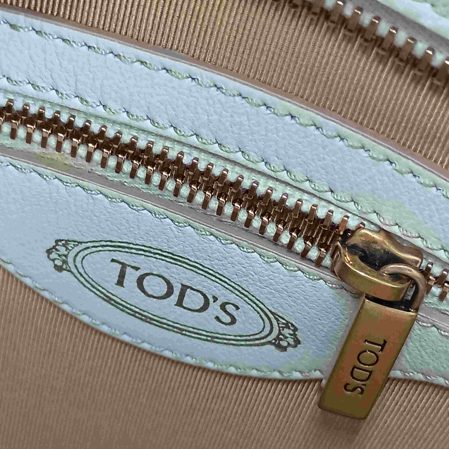 TOD'S トッズ ショルダーバッグ オーボエ ラージ - ホワイト系 レザー レディース Tタイムレス トートバッグ ゴールド金具 超美品