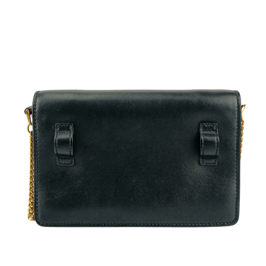 TOD'S トッズ ベルトバッグ タイムレス ミニ ショルダーバッグ XBWTSIRC000ROR ブラック レザー レディース 3WAY クラッチバッグ ゴールド金具 超美品