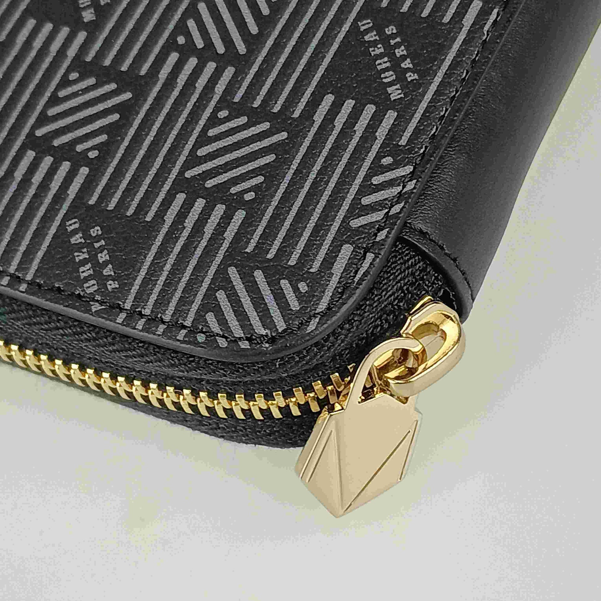 MOREAU PARIS モロー・パリ 長財布 コンチネンタル ジップウォレット CONZIP LRGPRCALFBKBK ブラック カーフレザー ユニセックス ゴールド金具 ラウンドファスナー 新品未使用展示品