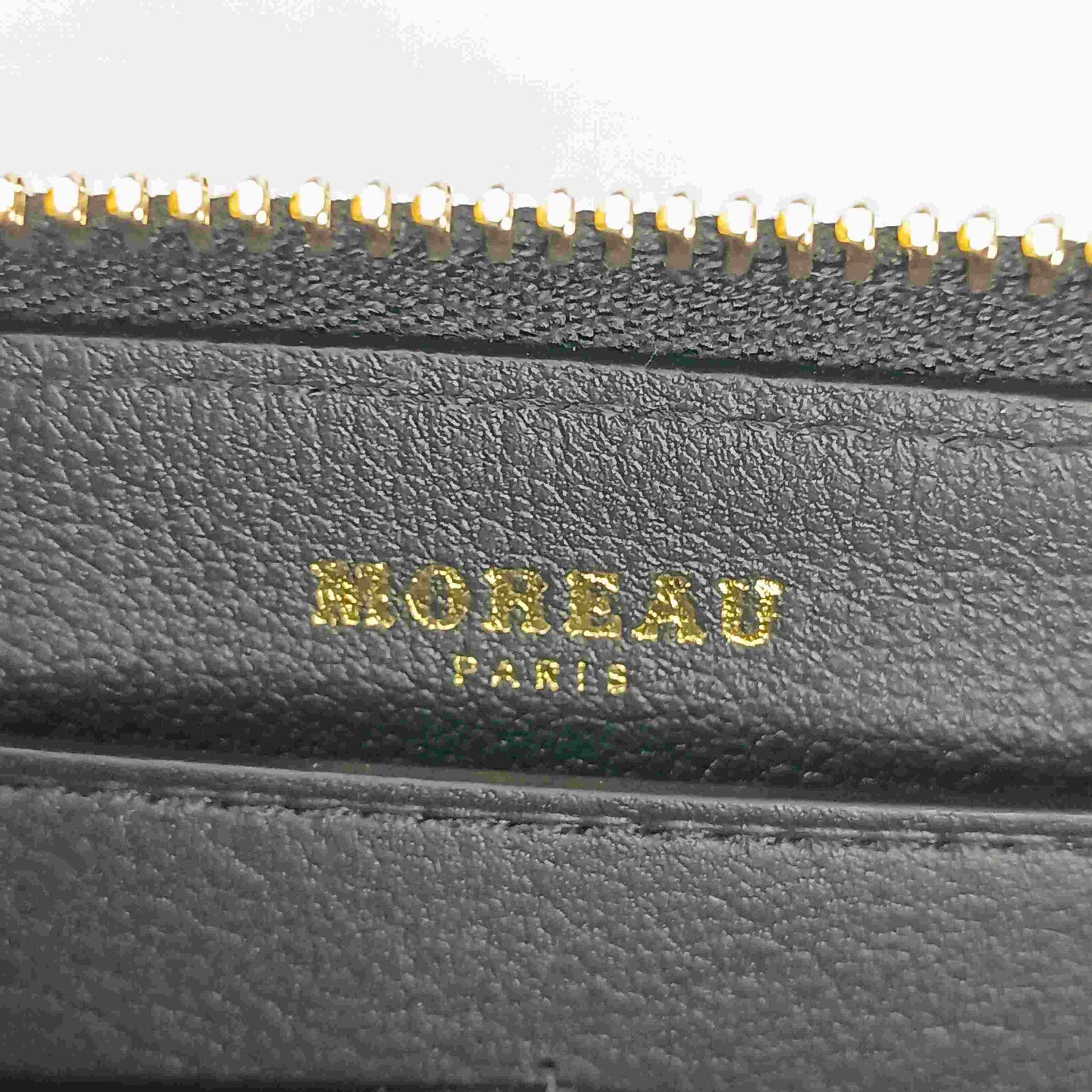MOREAU PARIS モロー・パリ 長財布 コンチネンタル ジップウォレット CONZIP LRGPRCALFBKBK ブラック カーフレザー ユニセックス ゴールド金具 ラウンドファスナー 新品未使用展示品