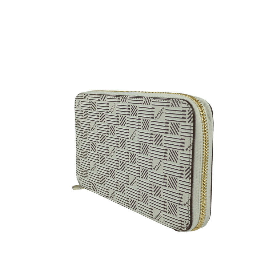 MOREAU PARIS モロー・パリ 長財布 コンチネンタル ジップウォレット CONZIP LRGPRCALFCHCH シャンパン カーフレザー ユニセックス ゴールド金具 ラウンドファスナー 新品未使用展示品