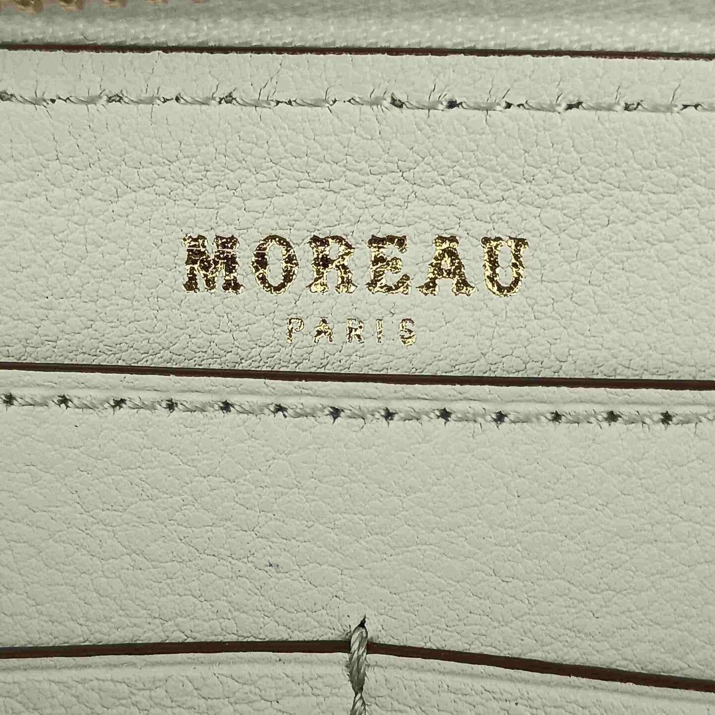 MOREAU PARIS モロー・パリ 長財布 コンチネンタル ジップウォレット CONZIP LRGPRCALFCHCH シャンパン カーフレザー ユニセックス ゴールド金具 ラウンドファスナー 新品未使用展示品