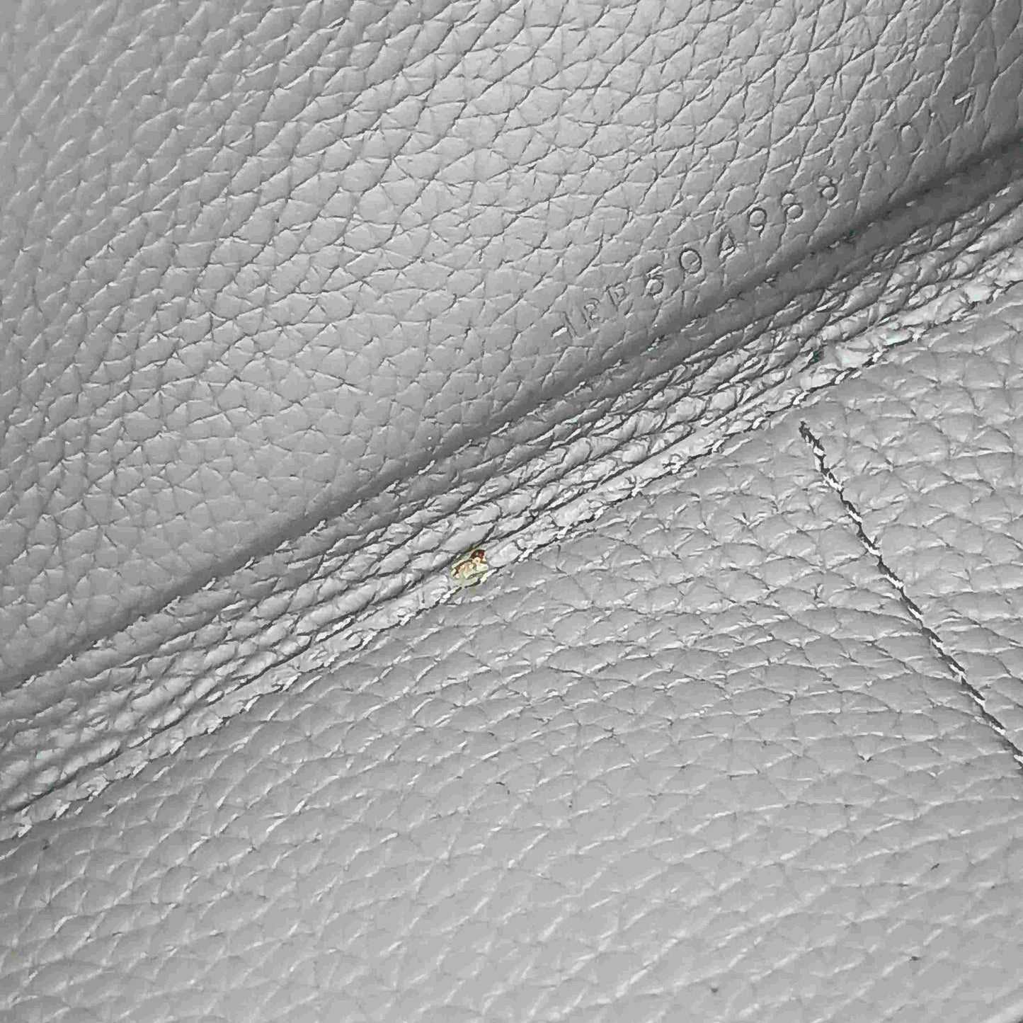 SAINT LAURENT PARIS サン ローラン パリ 財布 ラウンドファスナー 長財布 504988 DTI0E グレー系 カーフレザー ユニセックス シルバー金具 美品