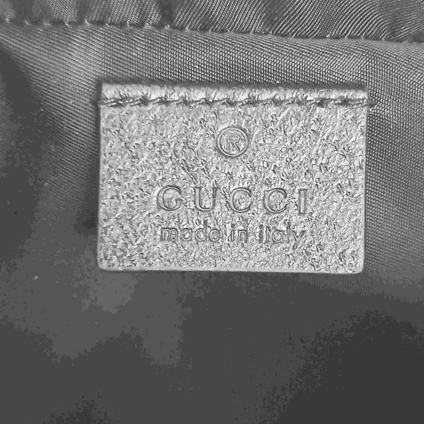 GUCCI グッチ セカンドバッグ オフ ザ グリッド クラッチバッグ 627475 ブラック ナイロンキャンバス×レザー メンズ ポーチ シルバー金具 超美品