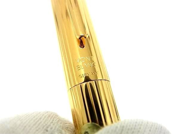 MONTBLANC モンブラン 万年筆 ノブレス - ゴールド メタル ペン先K14 14K 585 ユニセックス