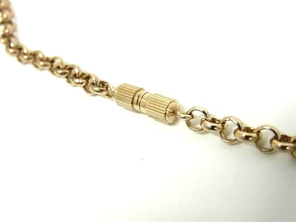 FENDI フェンディ ネックレス FF ロゴプレート - ゴールド メタル レディース ズッカ