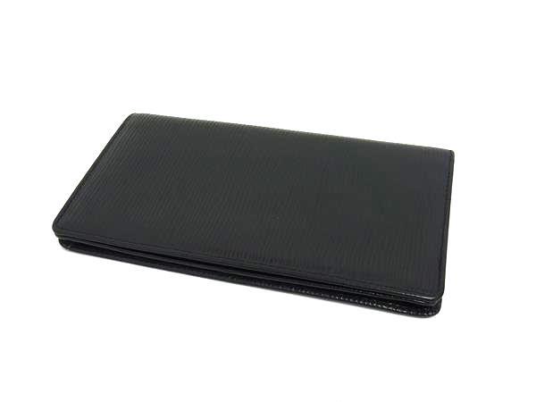 LOUIS VUITTON ルイヴィトン 長財布 エピ ポルトカルト クレディ M63212 ノワール レザー メンズ 札入れ