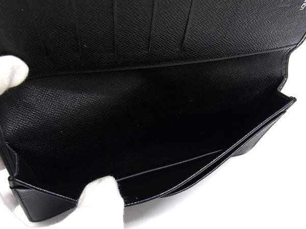 LOUIS VUITTON ルイヴィトン 長財布 エピ ポルトカルト クレディ M63212 ノワール レザー メンズ 札入れ