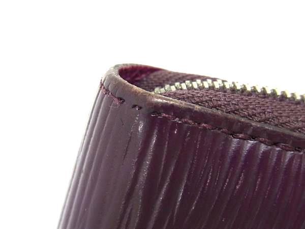 LOUIS VUITTON ルイヴィトン 小銭入れ エピ ジッピーコインパース M6015K カシス レザー ユニセックス ラウンドファスナー シルバー金具