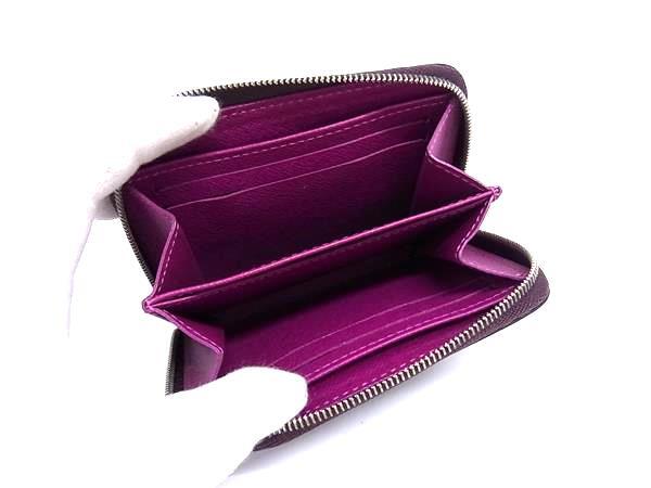 LOUIS VUITTON ルイヴィトン 小銭入れ エピ ジッピーコインパース M6015K カシス レザー ユニセックス ラウンドファスナー シルバー金具