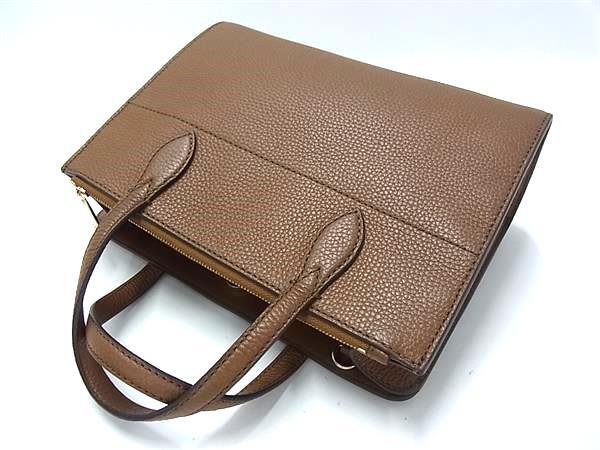 FURLA フルラ ハンドバッグ アフロディーテ - ブラウン レザー レディース 2WAY ショルダーバッグ 美品