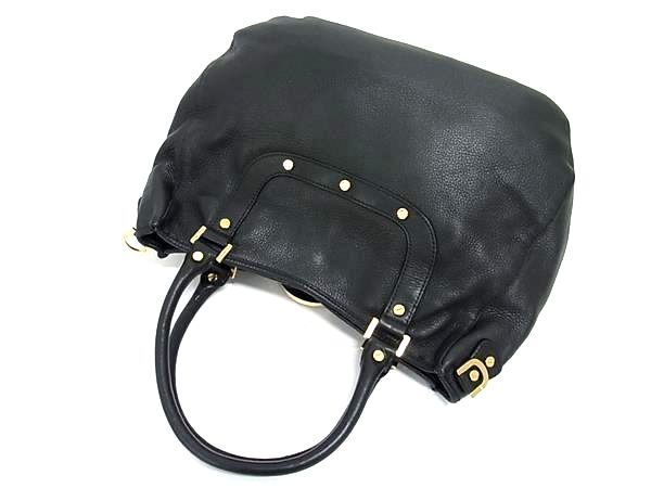 TORY BURCH トリーバーチ ハンドバッグ アマンダ - ブラック レザー レディース 2WAY ショルダーバッグ 美品