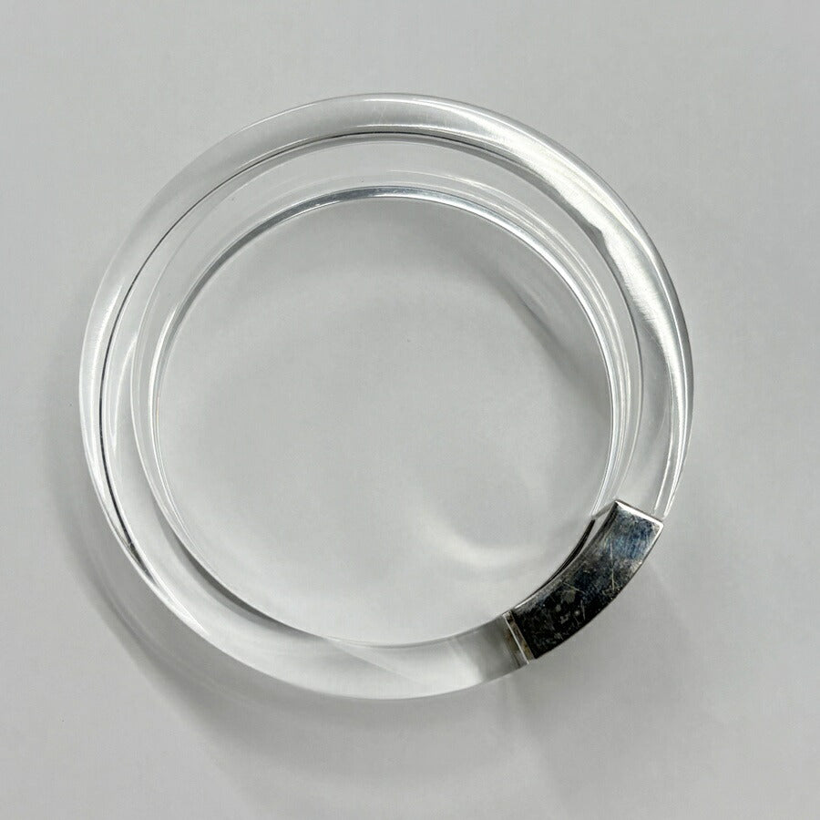 LOUIS VUITTON ルイヴィトン ブレスレット ナイトクラバーMM M92199 クリア シルバー プラスチック メタル ユニセックス