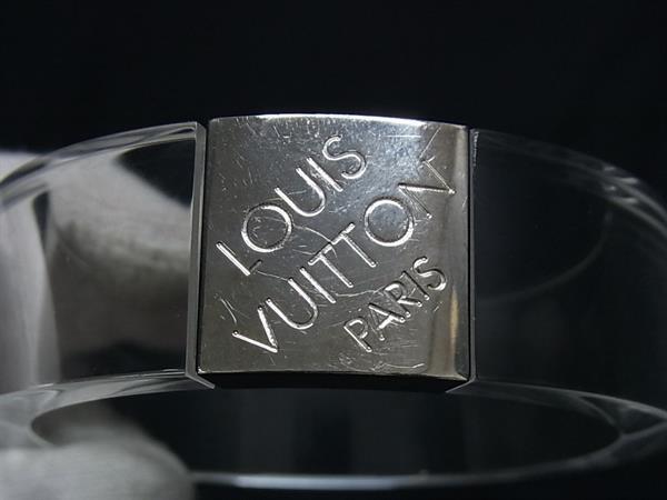 LOUIS VUITTON ルイヴィトン ブレスレット ナイトクラバーMM M92199 クリア シルバー プラスチック メタル ユニセックス
