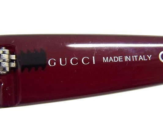 GUCCI グッチ サングラス インターロッキングG ラブリーハート GG3530/F/S ボルドー系 プラスチック ユニセックス 美品