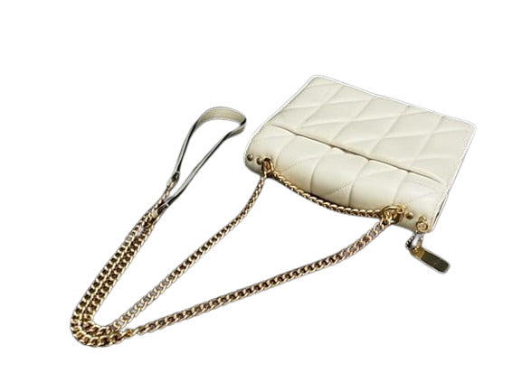 COACH コーチ ショルダーバッグ ミニ クレア クロスボディ バッグ・キルティング CAB07 アイボリー系 レザー レディース ゴールド金具