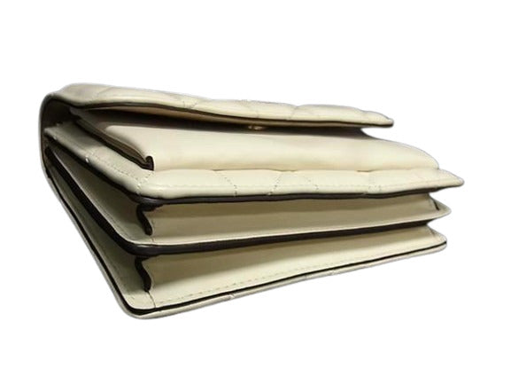 COACH コーチ ショルダーバッグ ミニ クレア クロスボディ バッグ・キルティング CAB07 アイボリー系 レザー レディース ゴールド金具