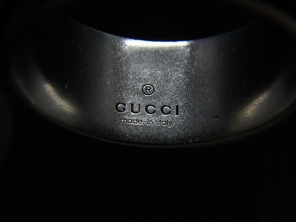 GUCCI グッチ 指輪 インターロッキングG フラワーリング - シルバー ライトブルー Ag925 ターコイズ ユニセックス 美品
