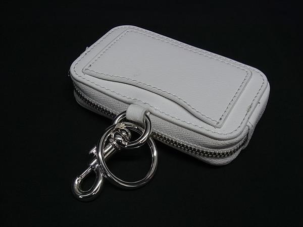 MARC JACOBS マークジェイコブス コインケース スナップショット ホワイト レザー レディース 美品