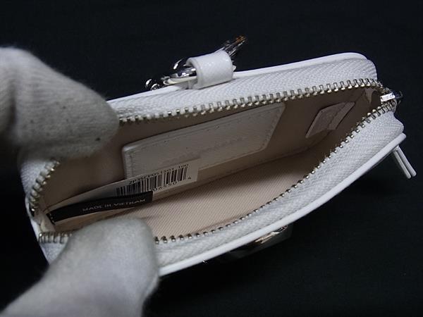 MARC JACOBS マークジェイコブス コインケース スナップショット ホワイト レザー レディース 美品