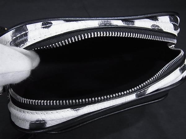 BURBERRY バーバリー ショルダーバッグ カメラバッグ ブラウン系 ホワイト系 レザー レディース レオパード