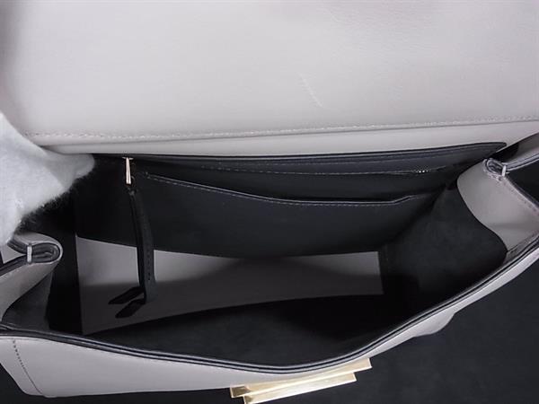 GIVENCHY ジバンシィ ショルダーバッグ ミスティック グレージュ レザー レディース 2WAY ゴールド金具 美品