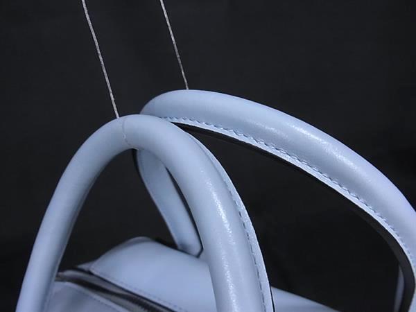 GIVENCHY ジバンシィ ハンドバッグ アンティゴナ ソフト スモール ライトブルー レザー レディース 2WAY シルバー金具 美品