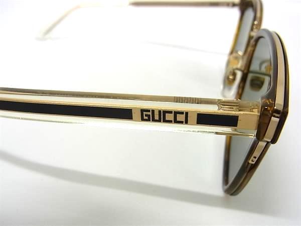 GUCCI グッチ サングラス GG0563SK ブラウン プラスチック ユニセックス べっ甲調 美品