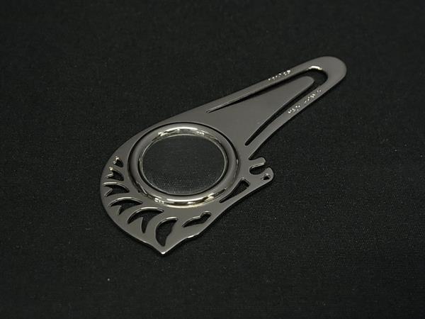 HERMES エルメス ルーペ シュバル シルバー メタル ユニセックス ホース 馬