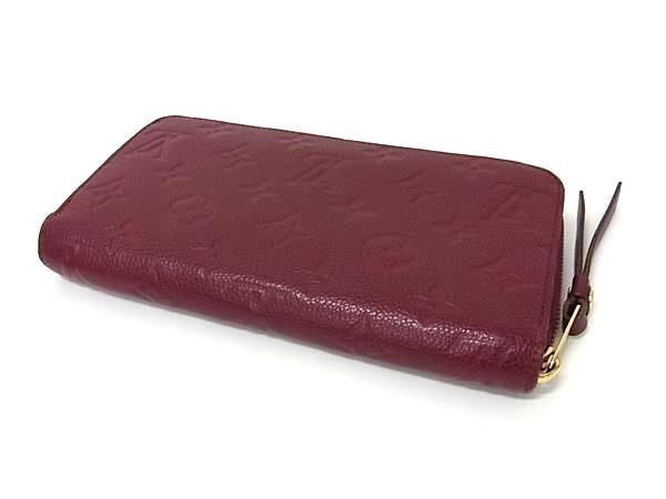 LOUIS VUITTON ルイヴィトン 財布 ジッピーウォレット M60549 オロール(ボルドー系) モノグラムアンプラント レディース ラウンドファスナー 長財布