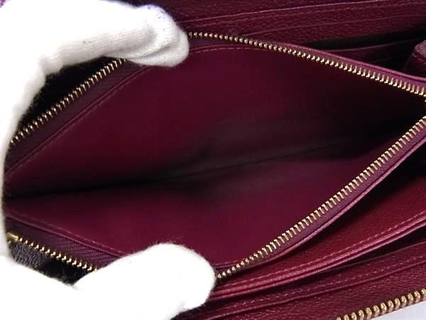 LOUIS VUITTON ルイヴィトン 財布 ジッピーウォレット M60549 オロール(ボルドー系) モノグラムアンプラント レディース ラウンドファスナー 長財布