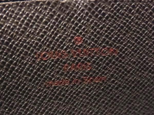 LOUIS VUITTON ルイヴィトン 財布 ジッピーウォレット N60015 エベヌ（ブラウン） ダミエ ユニセックス ラウンドファスナー 長財布 ゴールド金具