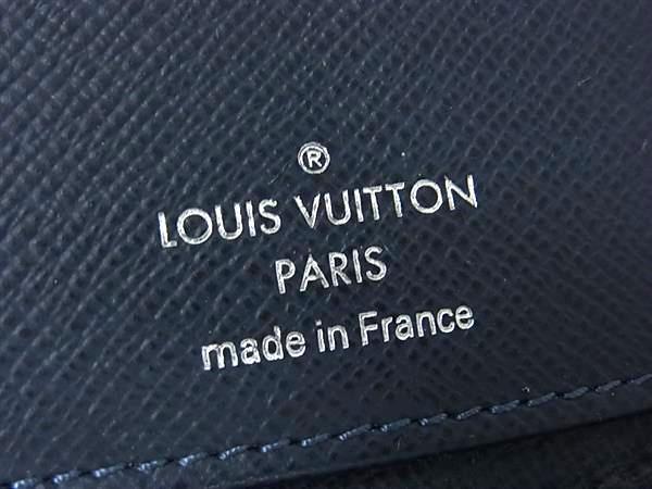 LOUIS VUITTON ルイヴィトン 財布 ジッピーウォレット ヴェルティカル M30510 ブルーマリーヌ タイガ メンズ ラウンドファスナー 長財布 シルバー金具