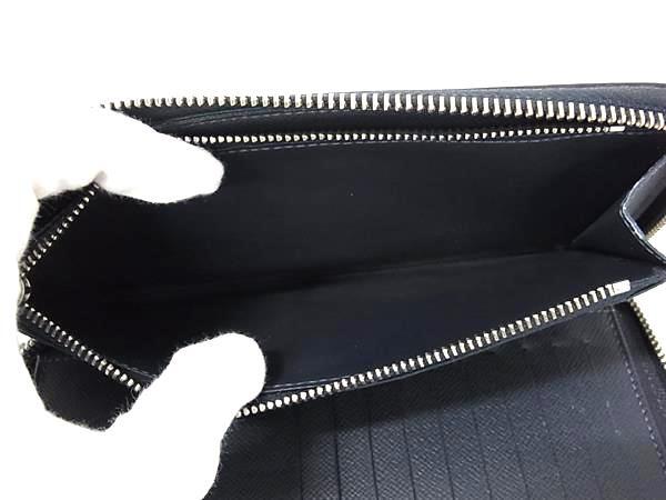 LOUIS VUITTON ルイヴィトン 財布 ジッピーウォレット ヴェルティカル M30510 ブルーマリーヌ タイガ メンズ ラウンドファスナー 長財布 シルバー金具