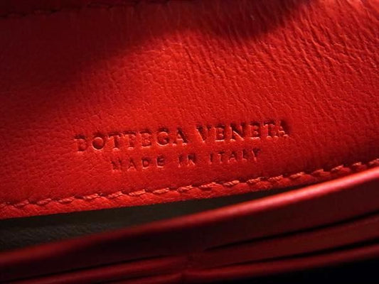 BOTTEGA VENETA ボッテガヴェネタ 財布 イントレチャート ライトピンク レッド レザー レディース L字ファスナー 長財布 超美品