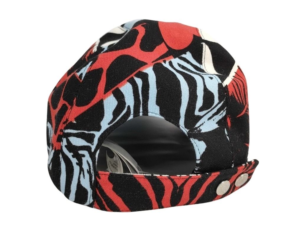 HERMES エルメス キャップ セリエ マルチカラー コットン ポリウレタン ユニセックス 美品