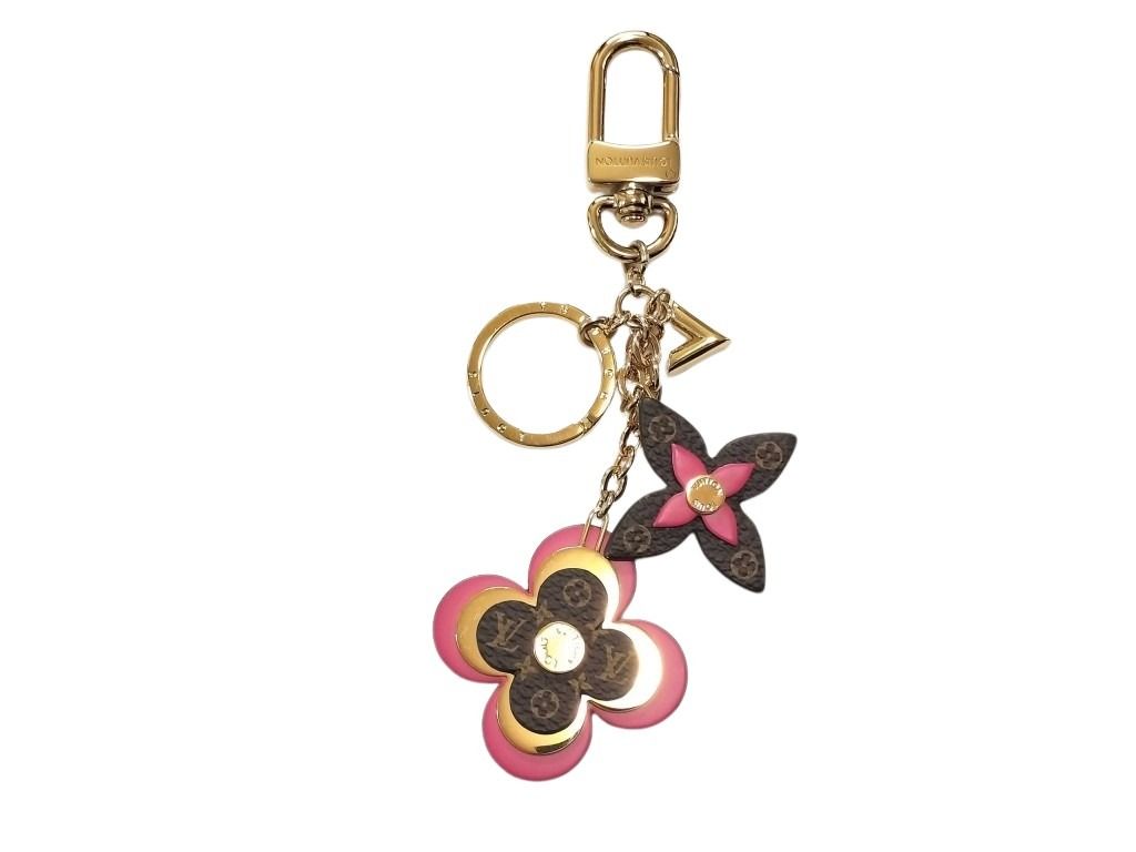 LOUIS VUITTON ルイヴィトン キーホルダー ポルトクレ ブルーミングフラワー M63084 マルチカラー モノグラム レディース 新古未使用展示品