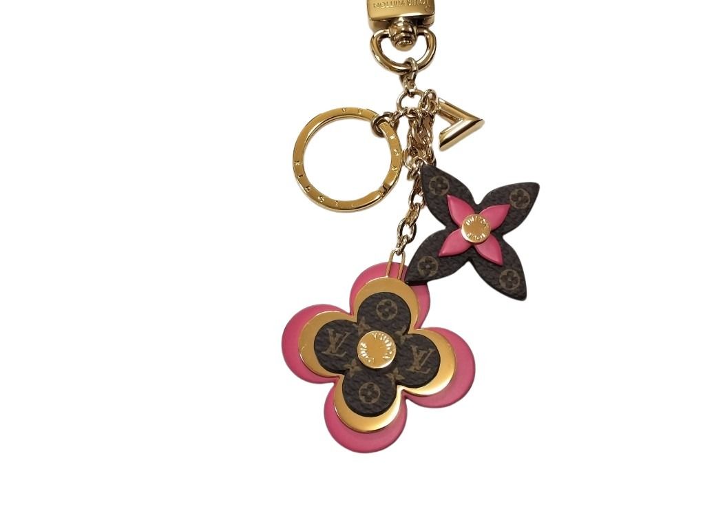 LOUIS VUITTON ルイヴィトン キーホルダー ポルトクレ ブルーミングフラワー M63084 マルチカラー モノグラム レディース 新古未使用展示品