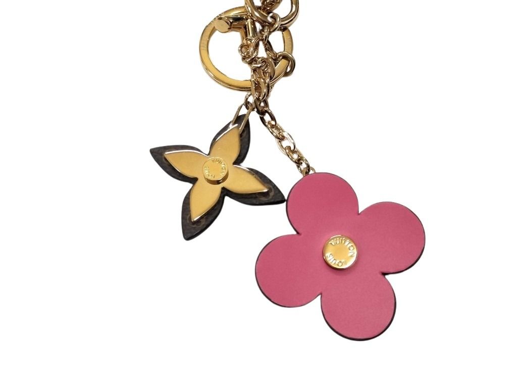LOUIS VUITTON ルイヴィトン キーホルダー ポルトクレ ブルーミングフラワー M63084 マルチカラー モノグラム レディース 新古未使用展示品