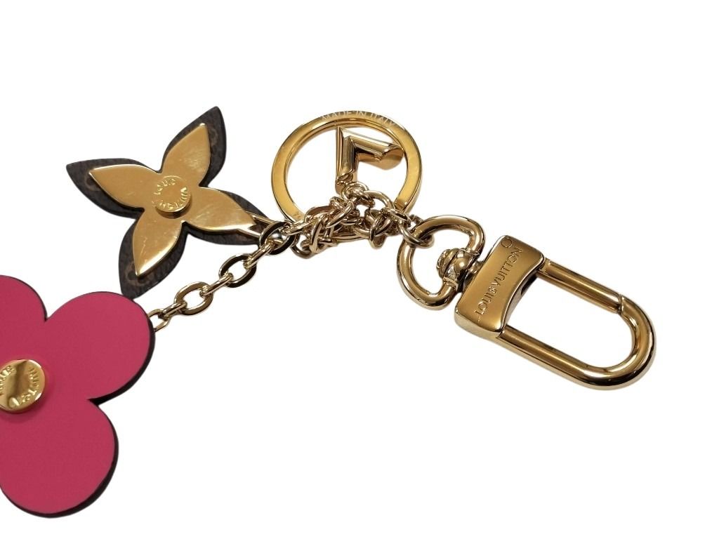 LOUIS VUITTON ルイヴィトン キーホルダー ポルトクレ ブルーミングフラワー M63084 マルチカラー モノグラム レディース 新古未使用展示品