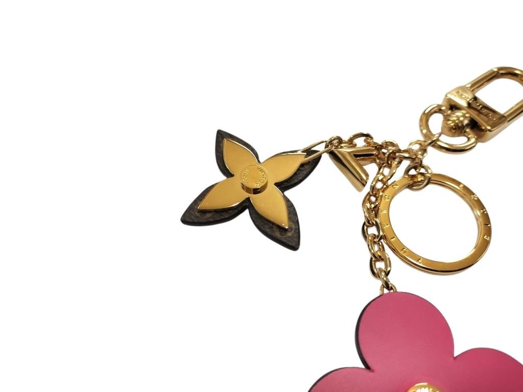 LOUIS VUITTON ルイヴィトン キーホルダー ポルトクレ ブルーミングフラワー M63084 マルチカラー モノグラム レディース 新古未使用展示品