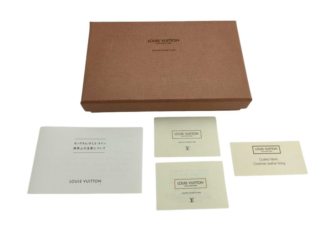 LOUIS VUITTON ルイヴィトン カードケース ラドロー M61927 ブラウン モノグラム ユニセックス 美品