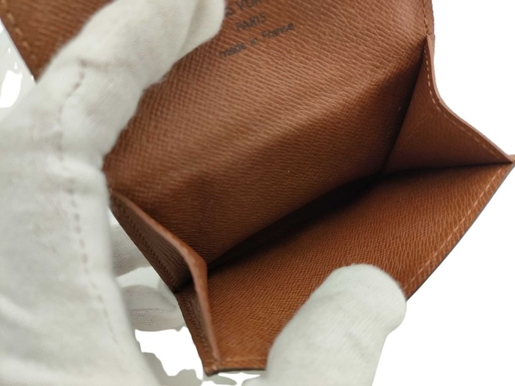 LOUIS VUITTON ルイヴィトン カードケース ラドロー M61927 ブラウン モノグラム ユニセックス 美品