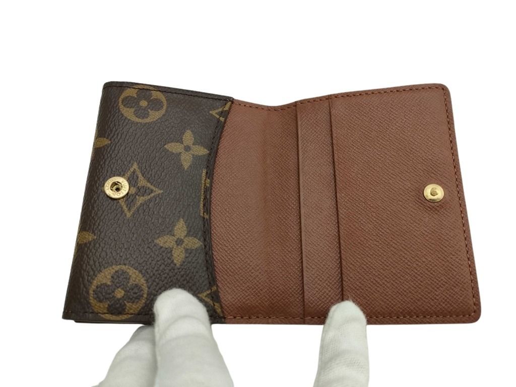 LOUIS VUITTON ルイヴィトン カードケース ラドロー M61927 ブラウン モノグラム ユニセックス 美品
