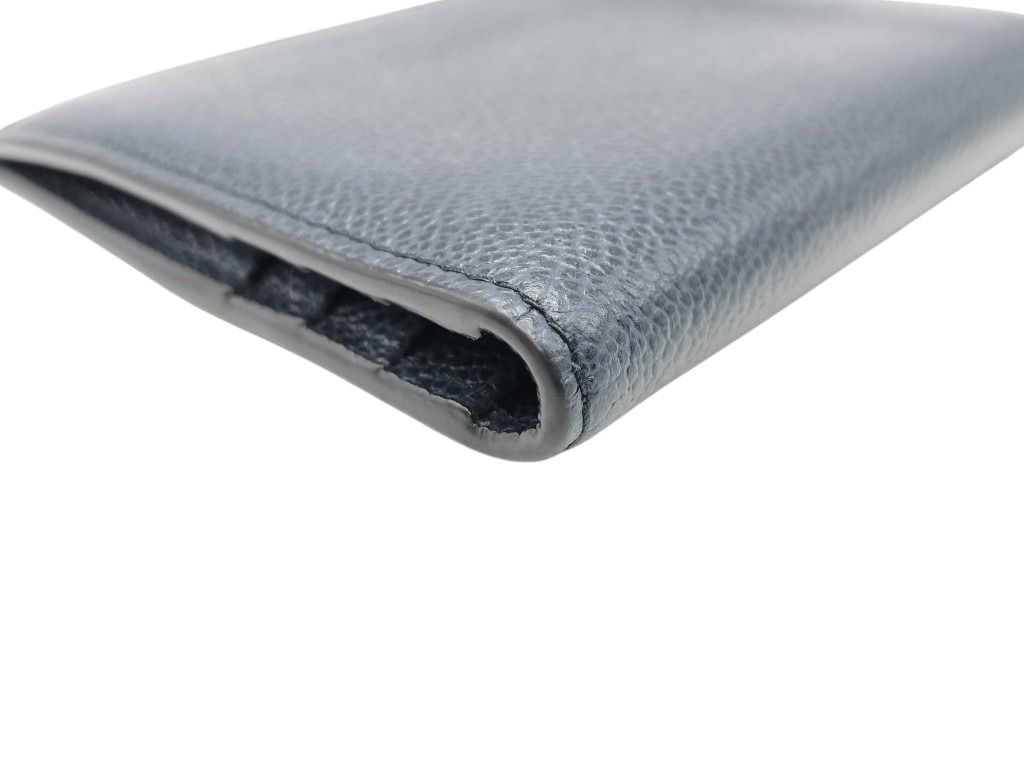 PRADA プラダ 財布 トライアングルロゴ 2MO004 ブラック レザー メンズ 二つ折り財布 三角ロゴ 美品