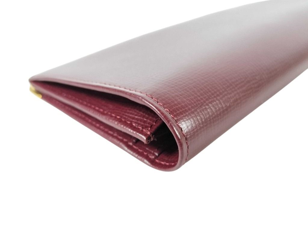 Cartier カルティエ 財布 マスト L3000164 ボルドー レザー メンズ 二つ折り長財布 新品未使用展示品